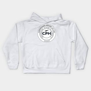 Airport code CPH Copenhagen Kids Hoodie